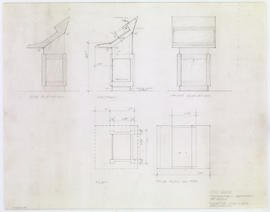 Refectory lectern: 11/2"