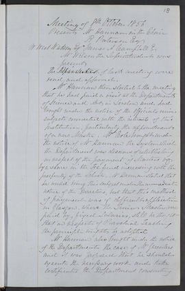 Minutes, Apr 1854-Mar 1882 (Page 18, Version 1)