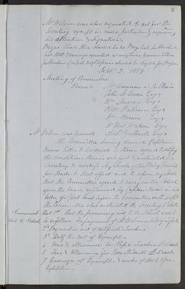 Minutes, Apr 1854-Mar 1882 (Page 5, Version 1)