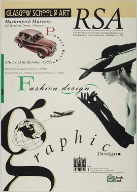 Poster for an exhibition entitled 'The Royal Society For The Encouragement Of Arts'