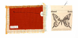 Weaving sample on card (Version 2)