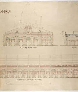 New Station - Alexandria - No.5. Elevation to platform (Version 3)
