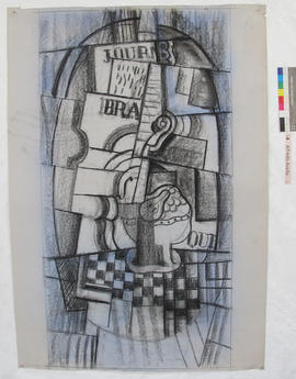 Cartoon for 'Homage to Braque'