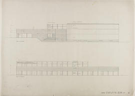 (107A1) north and south elevations: 1/8"
