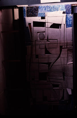 Slide of partially obscured artwork