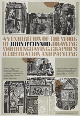 Poster for an exhibition of work by John O'Connor