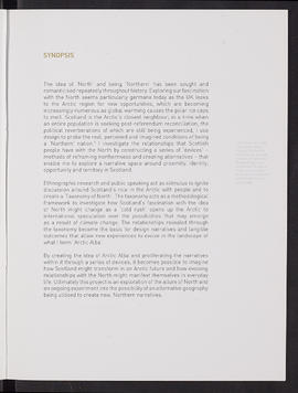 Arctic Alba; Thesis (Flyleaf, Page 3)
