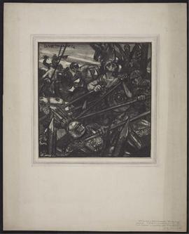 Battle scene with Moorish soldiers