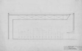 (054) Internal elevation to west wall of church: 1/4"-1'0";