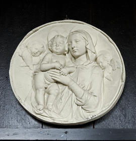 Plaster cast of Virgin and Child roundel (Version 1)