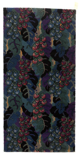 Carpet sample featuring tomato plant design (Version 1)