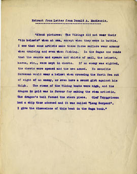 Extract from a letter from Donald A. MacKenzie (Version 1)