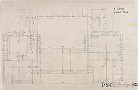 (63) junior wing, ground floor plan A: 1/8"