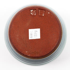 Small turquoise pot with lid (Version 4)