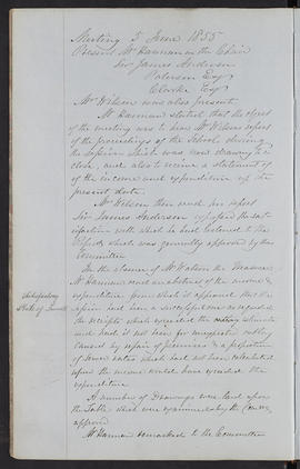 Minutes, Apr 1854-Mar 1882 (Page 6, Version 2)