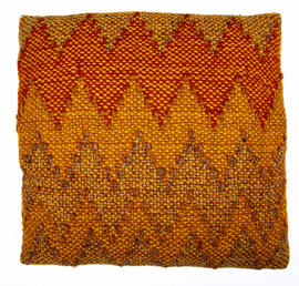 Woven Yellow Cushion (Version 1)